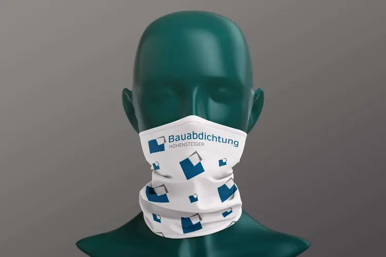 Bauabdichtung Höhensteiger Textildruck Multifunktionstuch